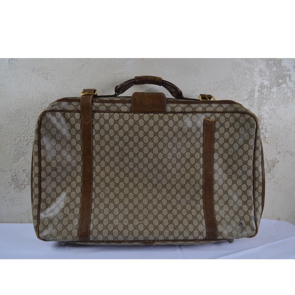 Vintage Gucci soft rectangular travel bag
